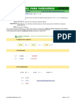 Fórmula Cuadrática (Ax +BX +C 0)