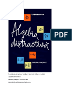 I. I. Perelman - Algebra Distractiva v.0.1