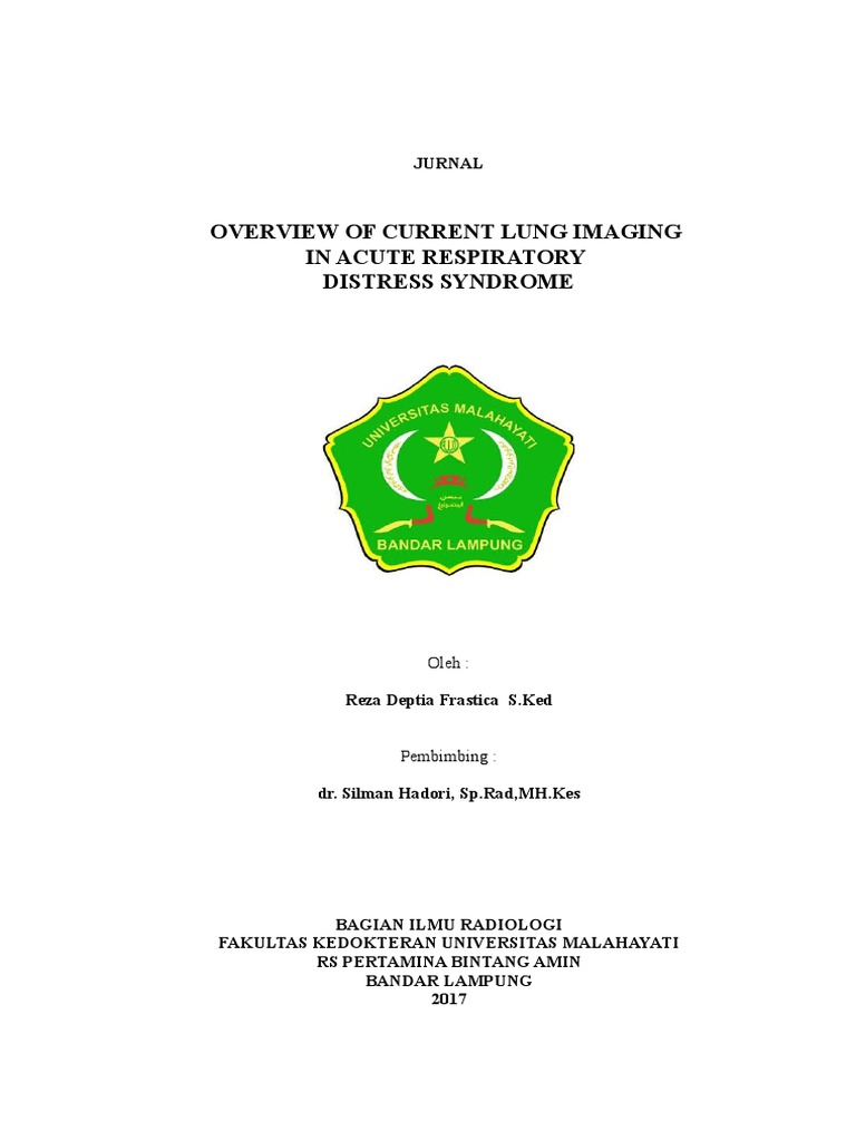 Lung Imaging in Acute Respiratory Distress | PDF | Religion & Spirituality