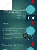 Reactor Polimerizacion Poliestireno (PS)