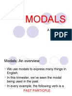 MODALS Review