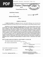 Thomas Traficante Criminal Complaint