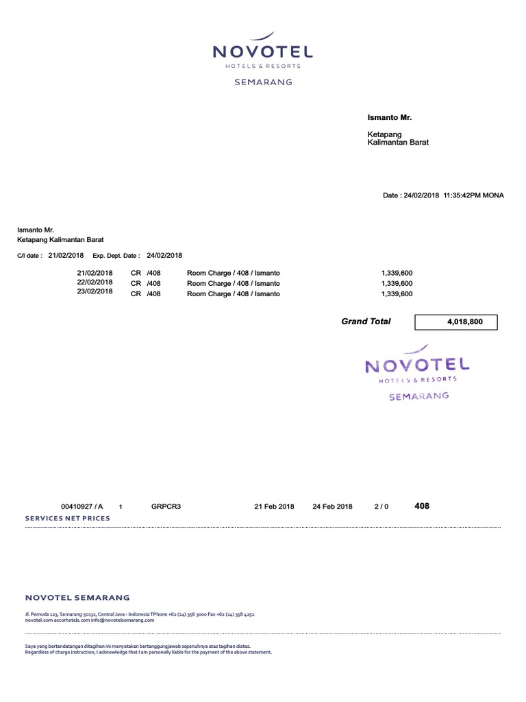 Novotel Semarang PDF | PDF