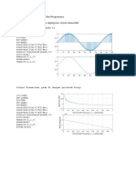 VII. Data Hasil Percobaan Dan Programnya 1. Sinyal Input Filter Berupa Superposisi Sinyal Sinusoidal