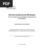 Bacias de Detenção