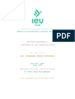 Actividad 1. Liderazgo en Las Organizaciones