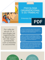 Psicologia Organizacional e Do Trabalho