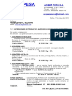 Cot. Acqupesa Polyboiler-5 , Acqupesa So3b , Acqupesa Orpol-1a y Acqupesa Dura 1