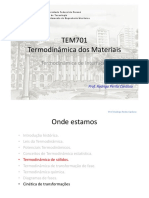 14 - Termodinâmica de Interfaces