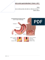 Ingrijirea Bolnavului Cu Ulcer Gastro-duodenal