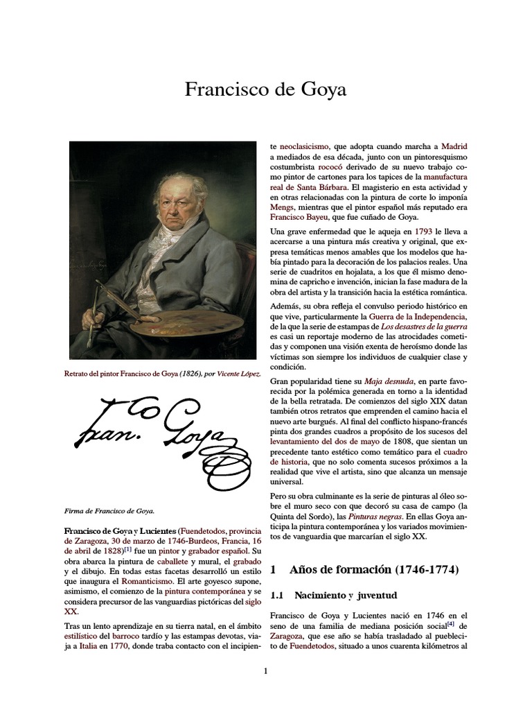 Tema 62 (2) Francisco de Goya | PDF | Francisco Goya | Pinturas, image size:768x1024