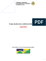 Reforma Trabalhista - Apostila - 2018