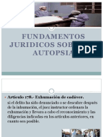 Fundamentos Juridicos Sore La Autopsia