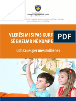 BEP Udhezues Vlerësimi Sipas Kurrikulës