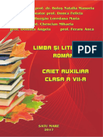 Caiet Auxiliar Clasa A VII-a PDF