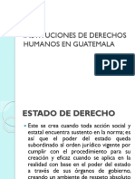 Instituciones de Derechos Humanos en Guatemala