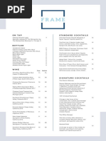 Frame Bar Menu - ALL DAY