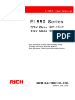 EI-550 User Manual: Installation, Wiring, Operation & Safety Instructions