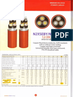 MV Cable Current Carrying Capacity NA2XSEYBY Sucaco