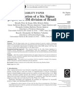 Six Sigma Project 3M PDF