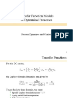 Transfer Function Models of Dynamical Processes: Process Dynamics and Control