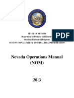 Nevada Operations Manual Overview