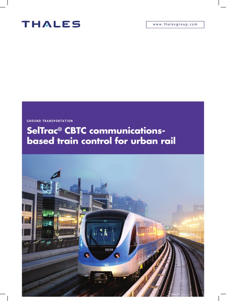 Seltrac CBTC Communications-Based Train Control For Urban Rail | PDF ...