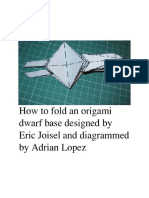 Origami Dwarf Base Eric Joisel Diagram