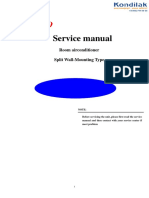 Installation and service manual for CHIGO room air conditioner