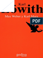 LOWITH Karl Karl Marx y Max Weber 