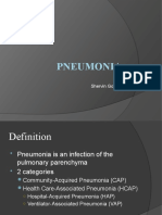 Pneumonia: Shervin Golbari