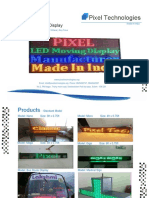 Pixel Technologies: LED Scrolling Display