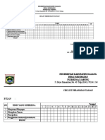 Ceklist Kebersihan Ruangan