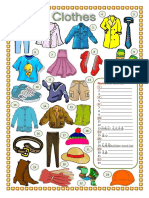 Name The Clothes-Worksheet