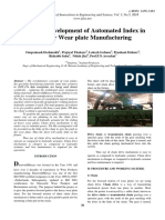 Design & Development of Automated Index in SPM for Wear Plate Manufacturing