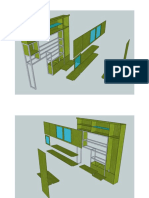 3D Lemari dan Panel TV