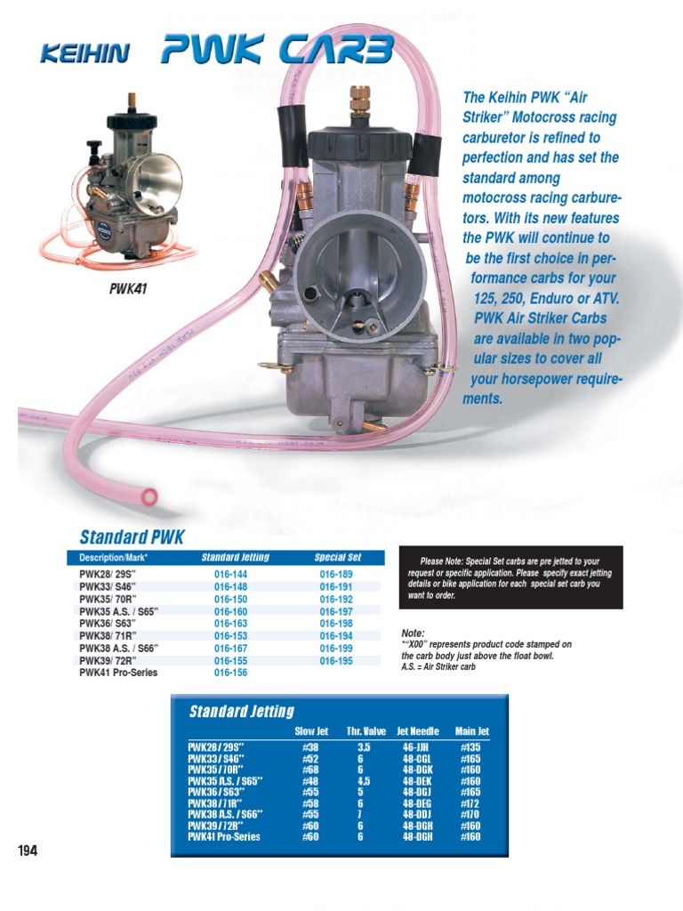 PWK | PDF | Carburetor | Valve