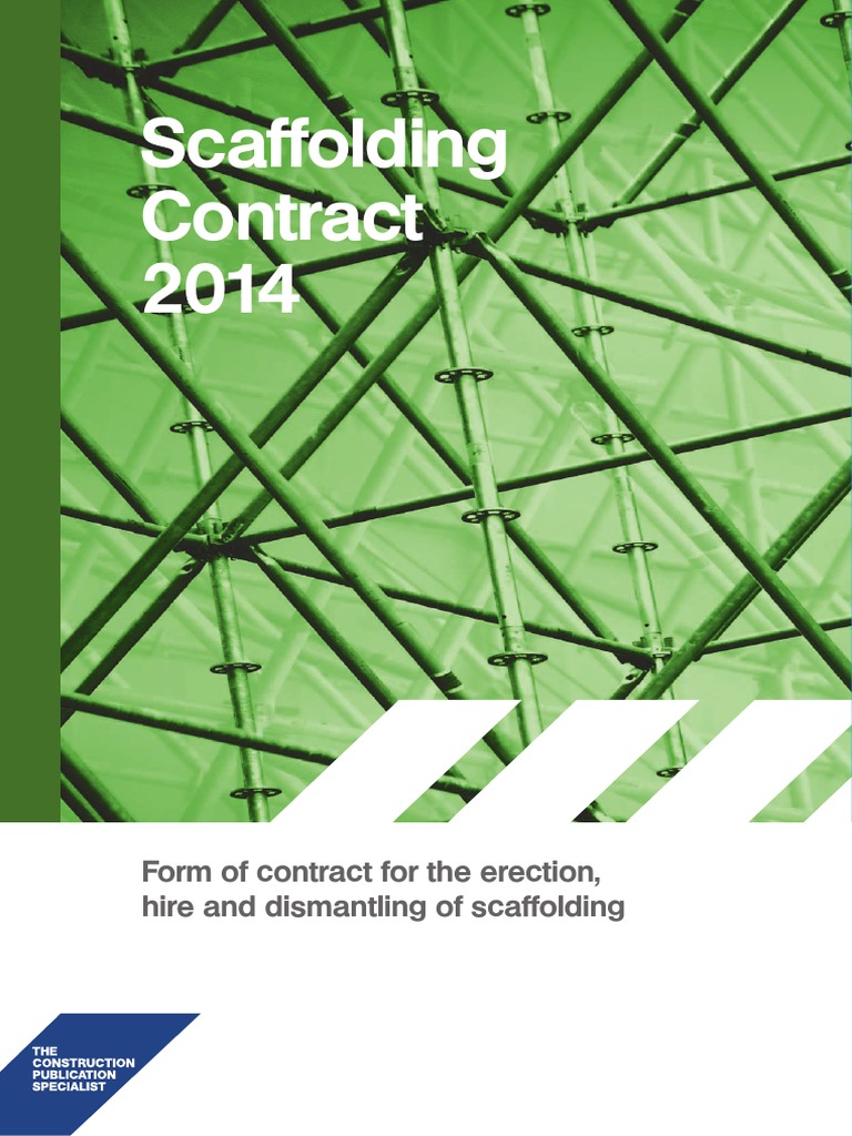 Scaffolding Contract 2014 Indemnity Liquidation