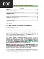 Lei 8.429 – Improbidade Administrativa