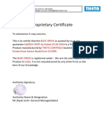 Proprietary Certificate Format