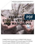 Research Study: Veterans and Marijuana - For Anxiety, Depression & Pain