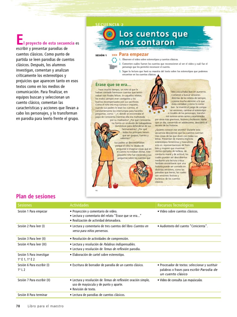 LPM Espanol 1 V1 3de7 PDF | PDF | Estereotipos | Caperucita Roja