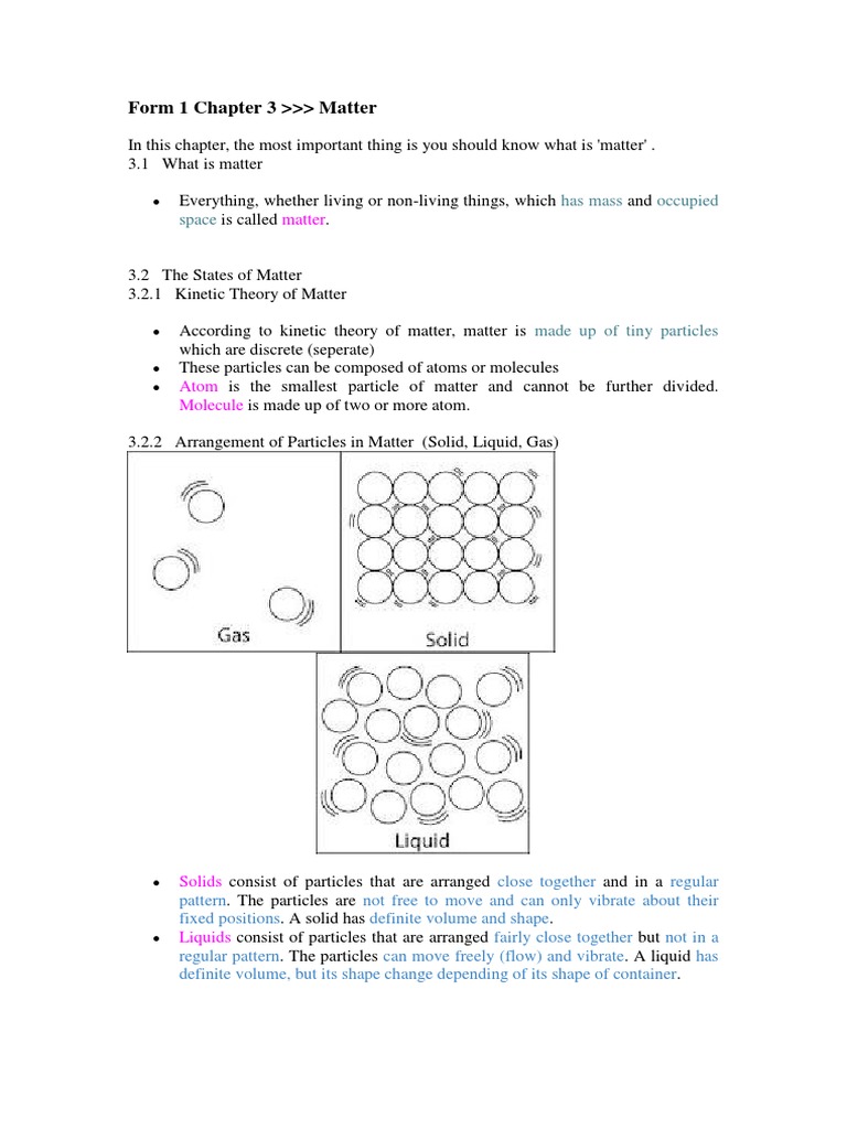 Form 1 Chapter 3 KSSM | PDF