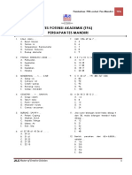 untuk Tes Mandiri TPA