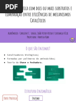 Bioquimica Catálise