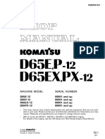D65E-12 Shop Manual (SEBM001921)
