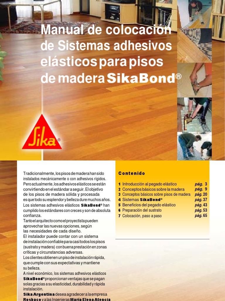 Manual De Colocación De Sistemas Adhesivos Elásticos Para Pisos De
