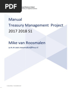 Treasury Management Project 20172018