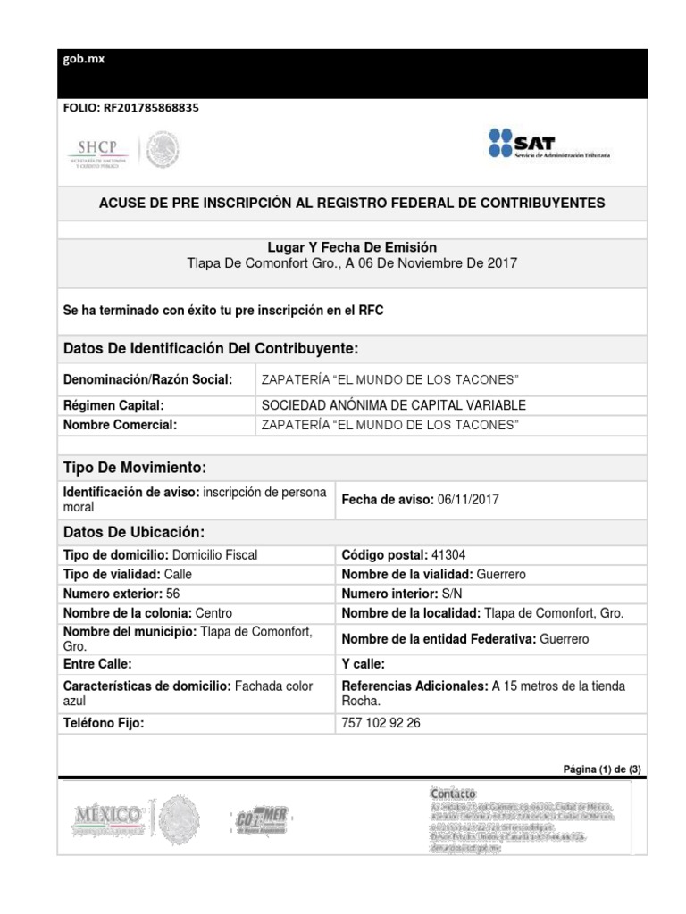 RFC | PDF | Gobierno