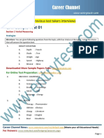 Gat Sample Test 01